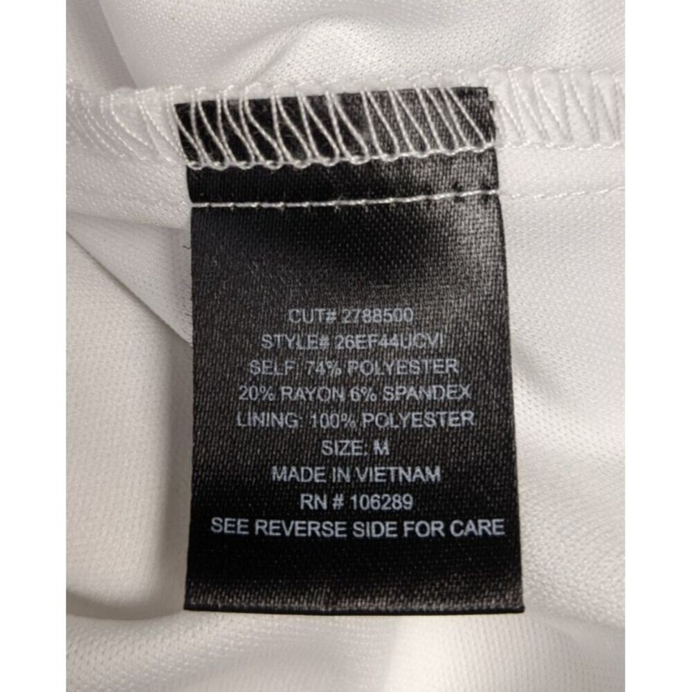 NEW~TRIXXI Cream Sleeveless Pleated Mini Dress Party Beachy Vacation M $56 - Picture 11 of 12